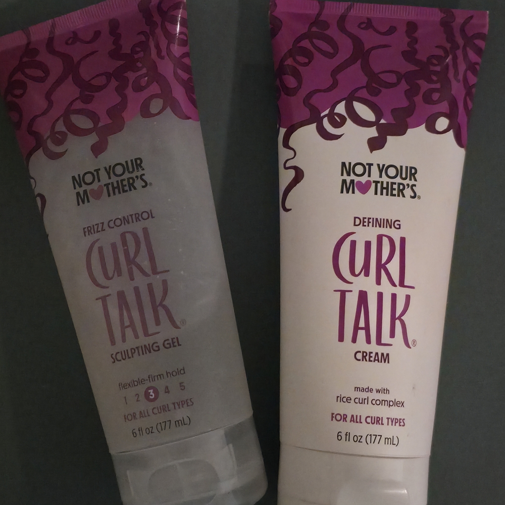 Curl Talk Cream and Gel Set - Purple and White